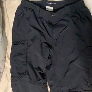 Columbia wind breaker pants black 32L 34W